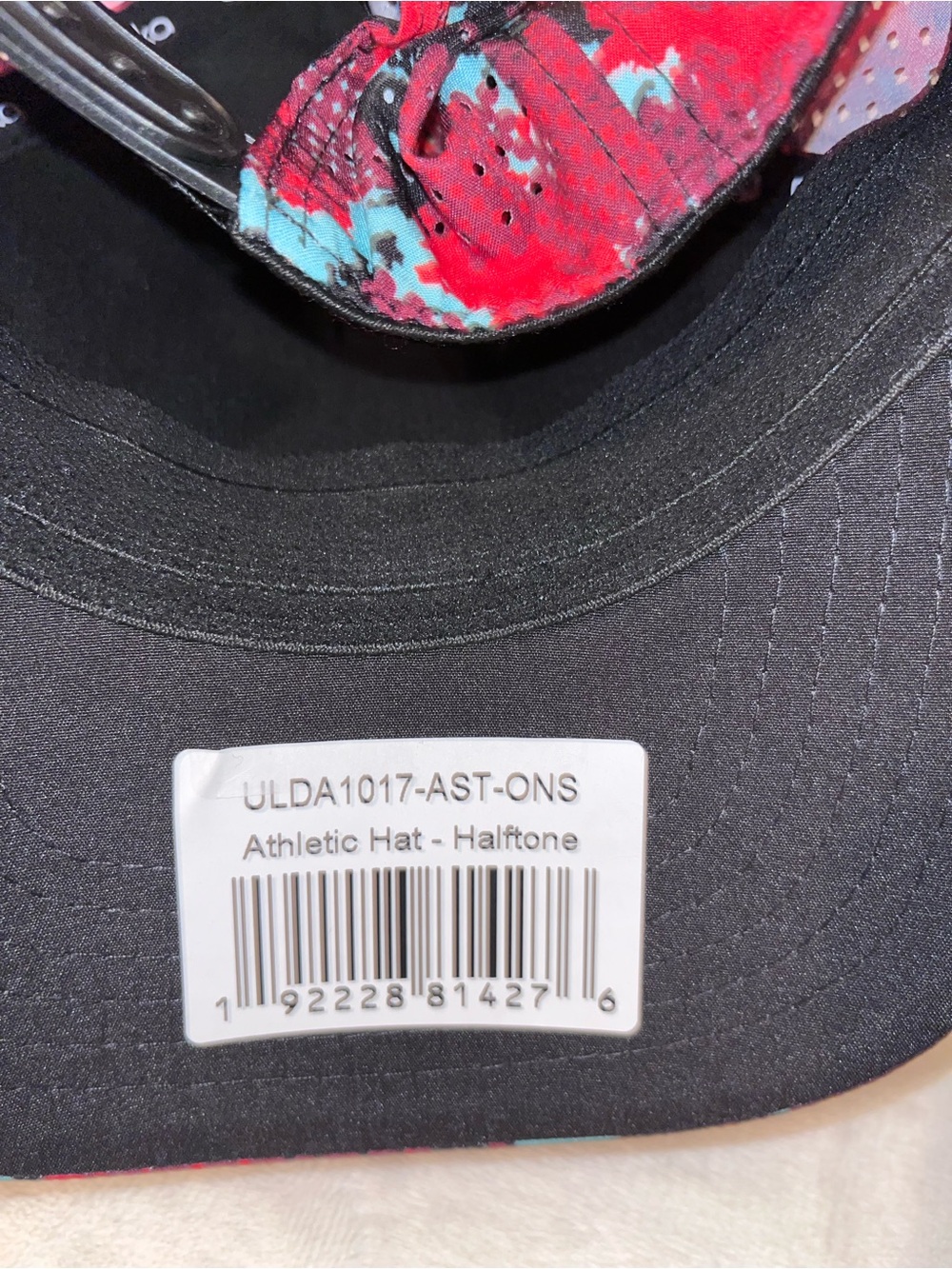 ethika Red Black Aqua Hat - Picture 4 of 4